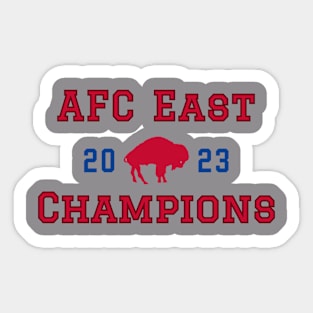 2023 AFC East Champs Sticker